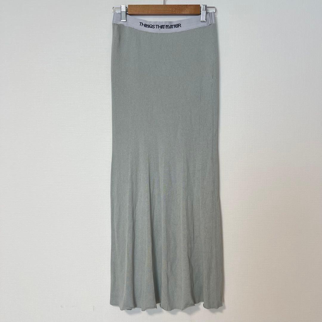 新品♡ 定価24,200円 THINGS THAT MATTER ニットスカート