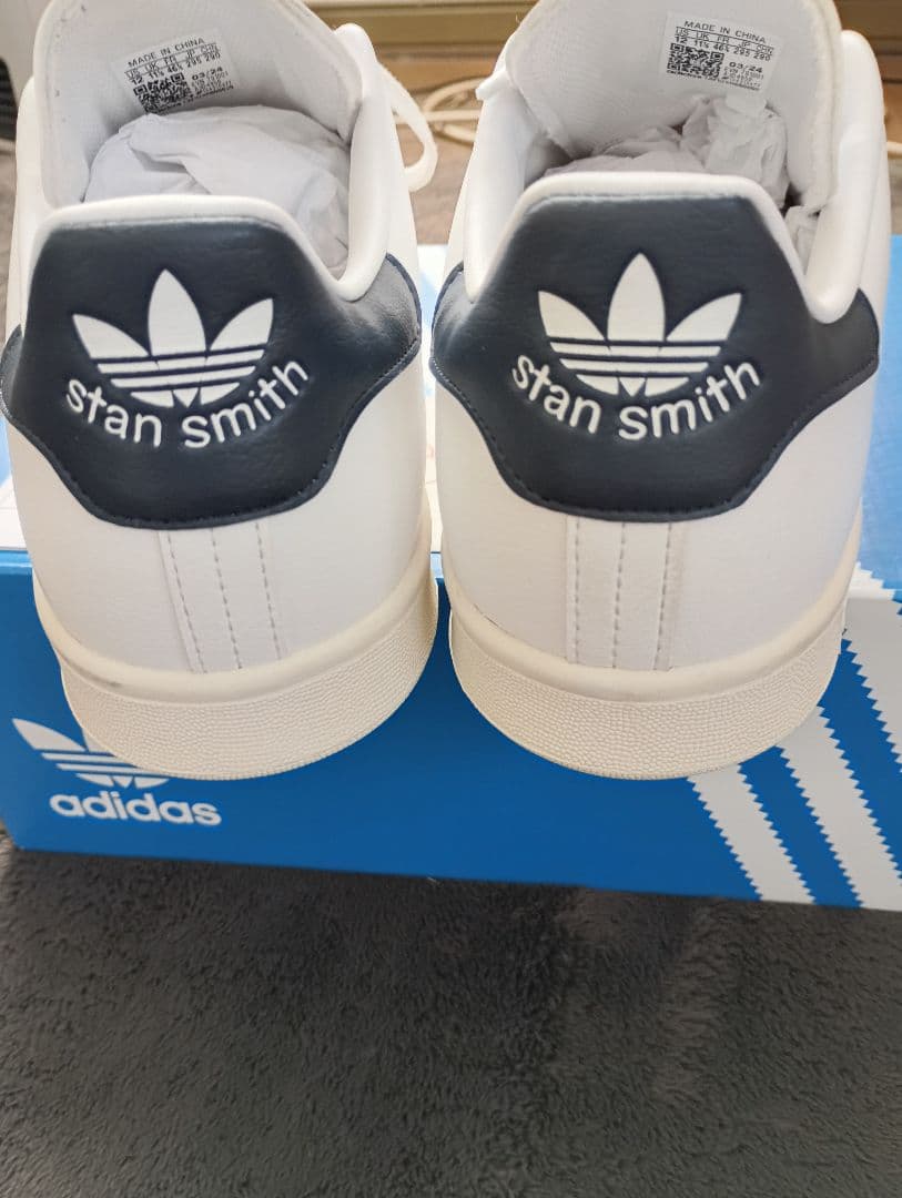 ☆極美品☆adidas Stan Smith ホワイト/ネイビー ゴルフシューズ