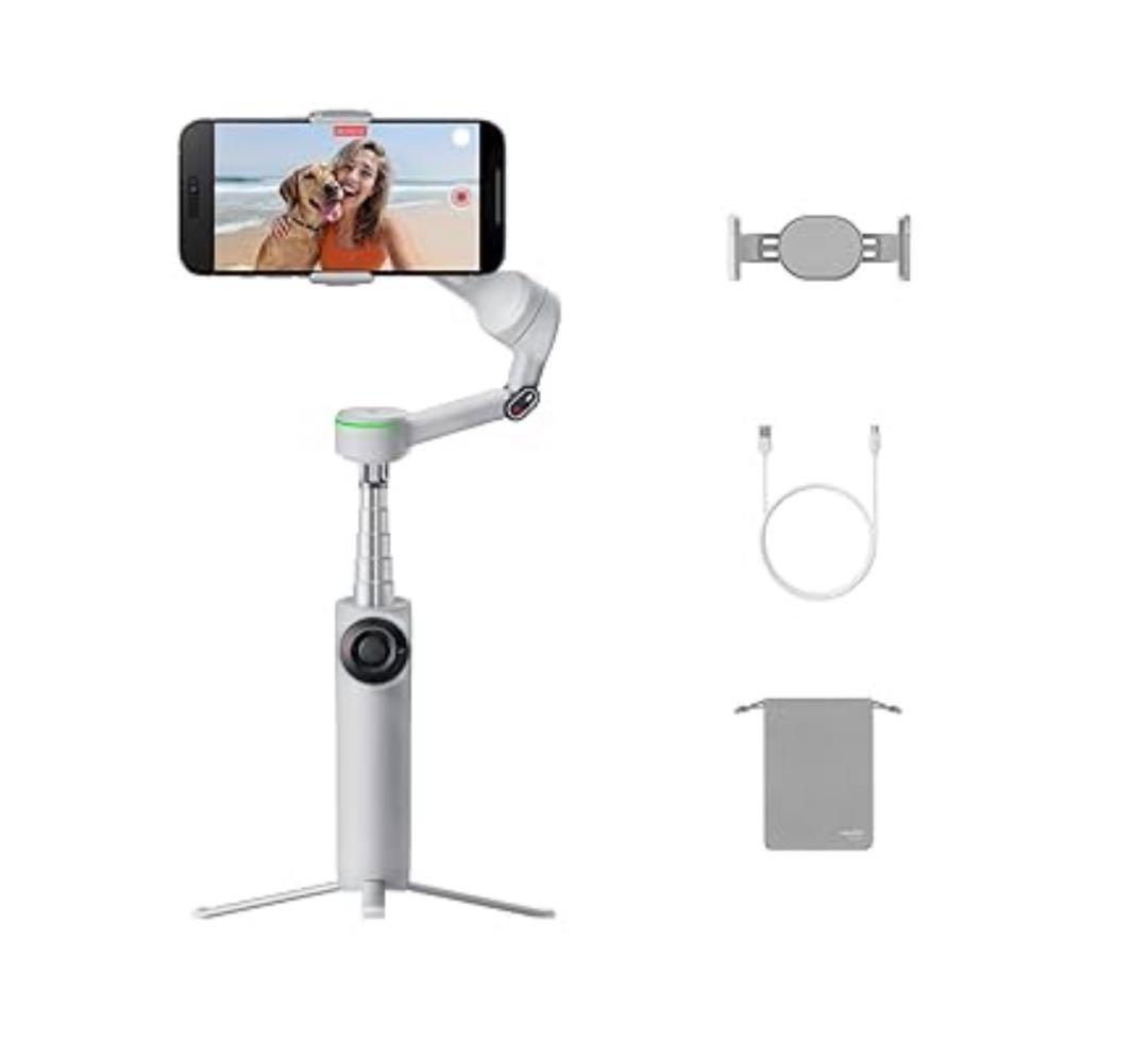 Insta360 Flow 2 Pro 通常版 グレー AIスマホジンバル