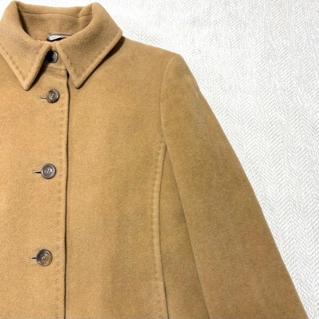SPORTMAX MAX MARA ウール カシミヤ チェスターコート キャメル