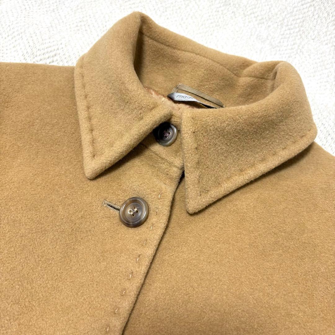 SPORTMAX MAX MARA ウール カシミヤ チェスターコート キャメル