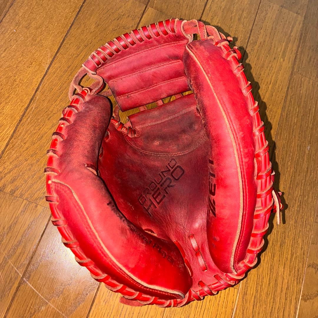 【値下げ相談可】希少!!ZETT 少年軟式キャッチャーミット 左利き