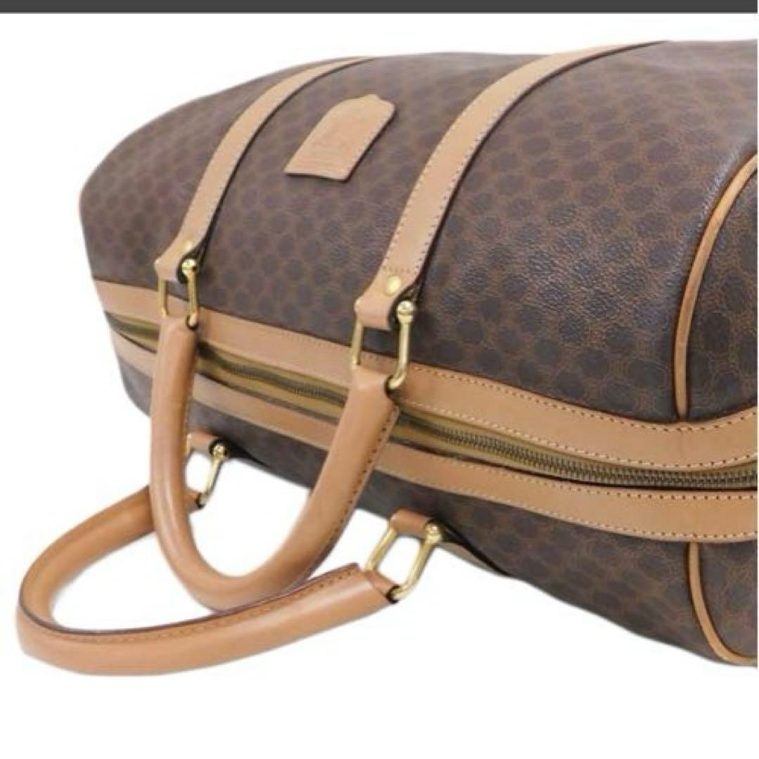 鑑定済み　⭐️美品⭐️　CELINE ブラウンレザーボストンバッグPVC