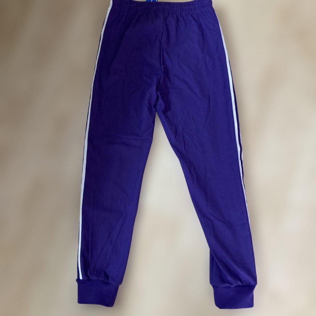 新品未使用タグ付き‼︎adidas×Realマドリード　トラックパンツ紫ジャージL