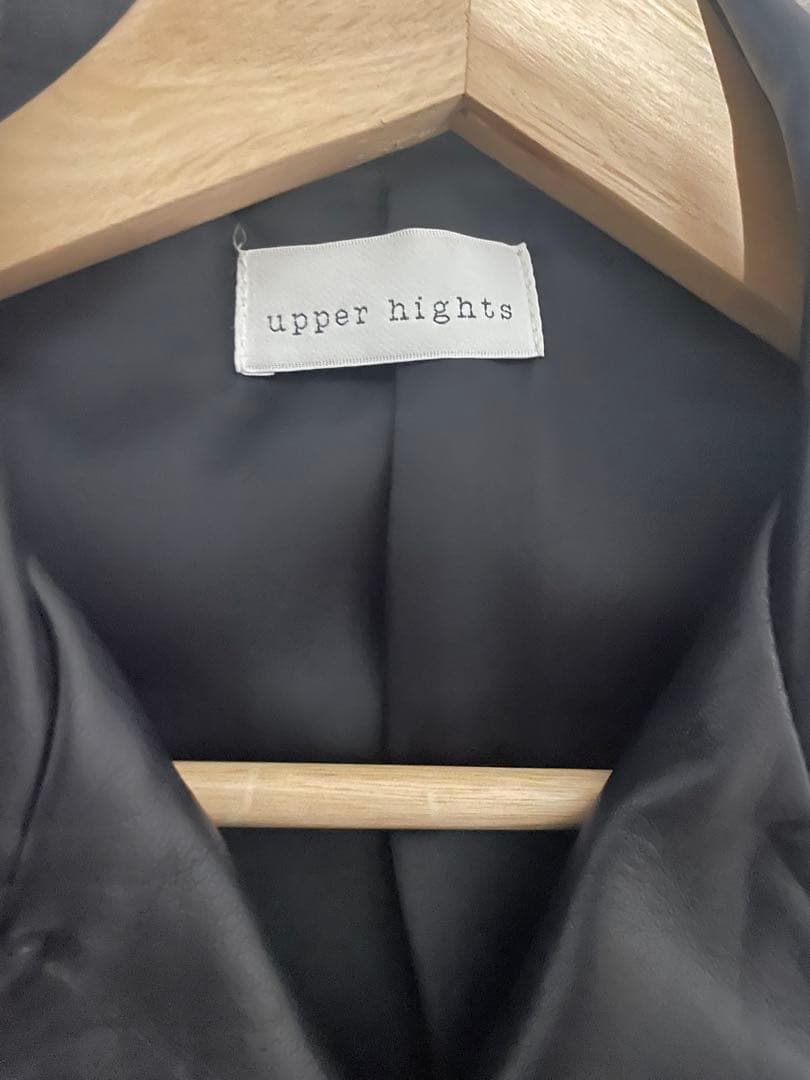 upper nights 黒 レザーライダースジャケット　サイズ2