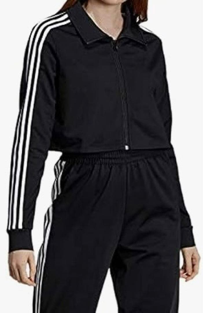 adidas クロップド　トラックジャケット　2XO 大きいサイズ