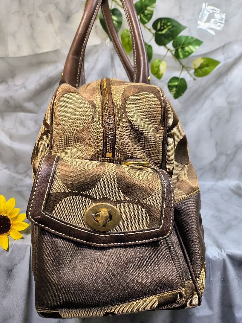 ✨COACH✨ボストンバッグ✨大容量✨ F77179✨可愛い✨金金具