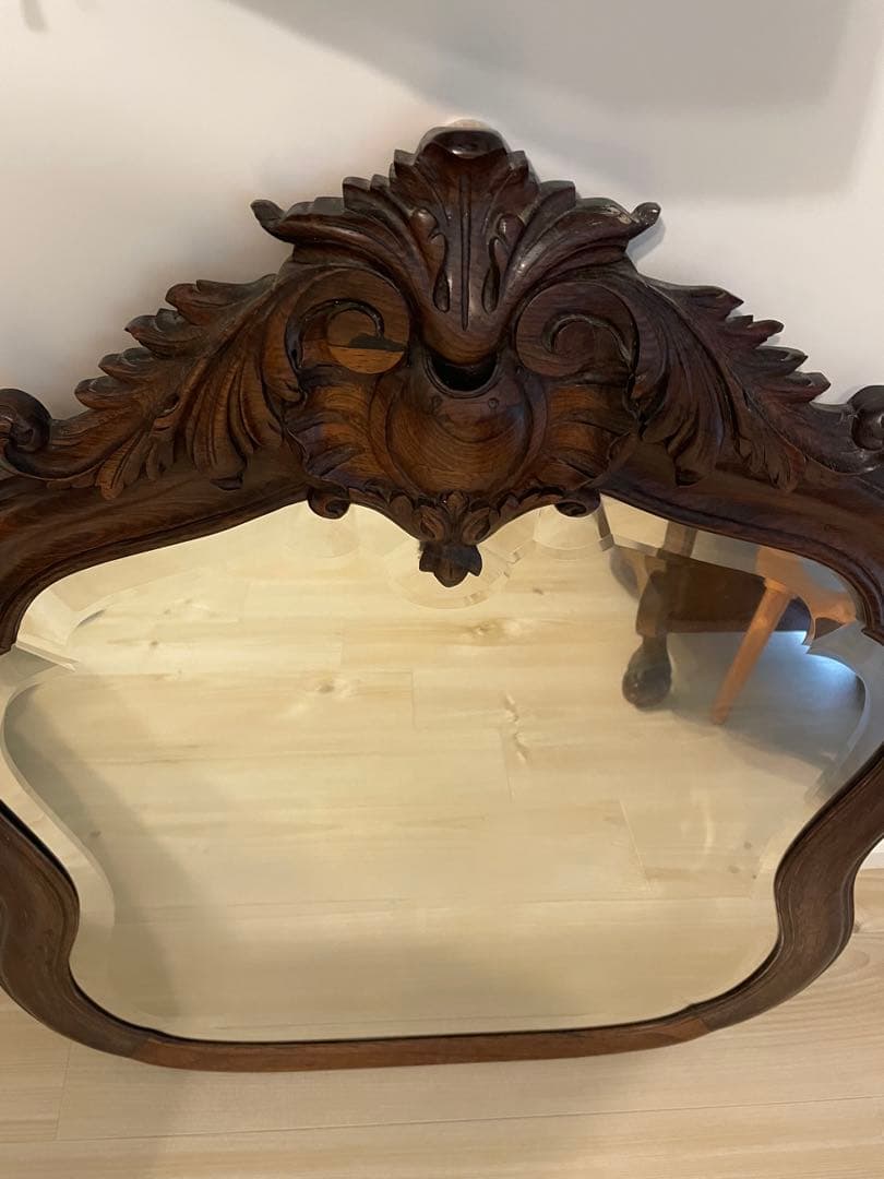 フランスアンティークミラー　アンティーク家具　アンティーク雑貨