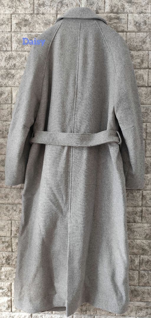 2.3万 新品 ザラ ZARA✨上質 ウール ロングコート グレー ウールコート