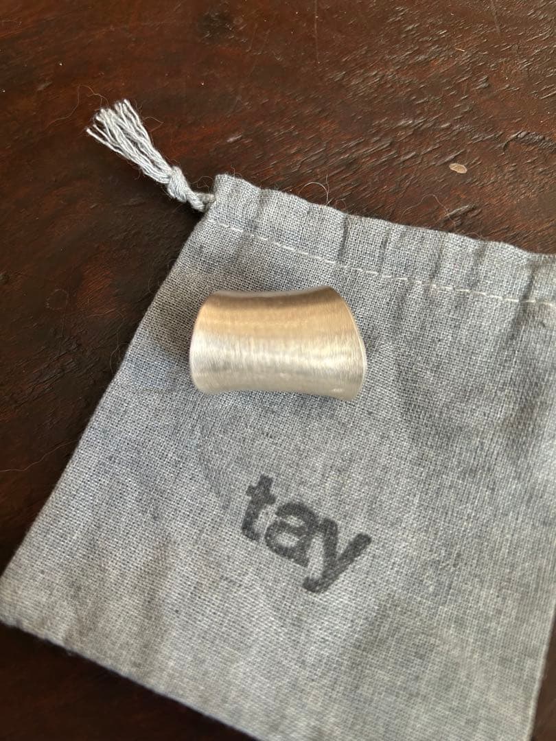 tay カレンシルバーのリングsilver925 マット仕上げ