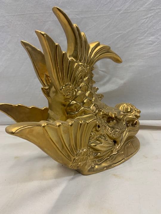 飾鯱　金焼物
