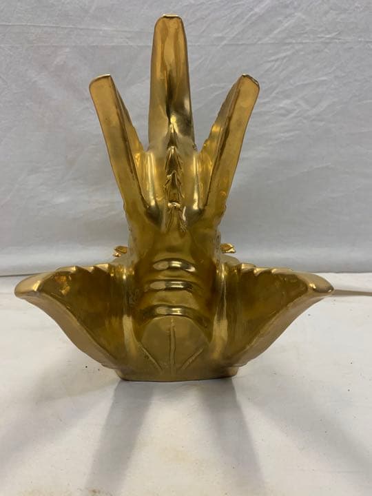 飾鯱　金焼物