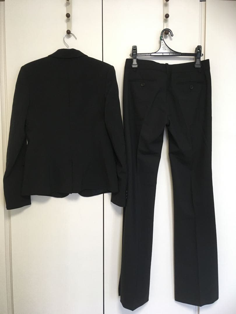 美品　セオリー　theory ブラック セットアップパンツスーツ サイズ2