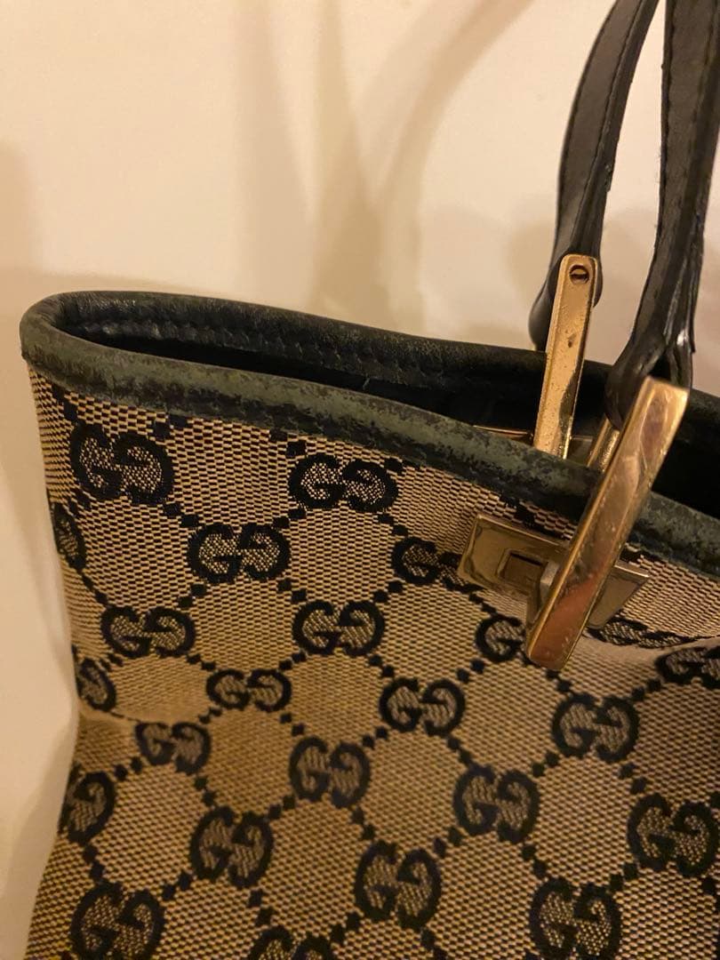 幸*✨様 GUCCI ベージュ GGキャンバストートバッグ