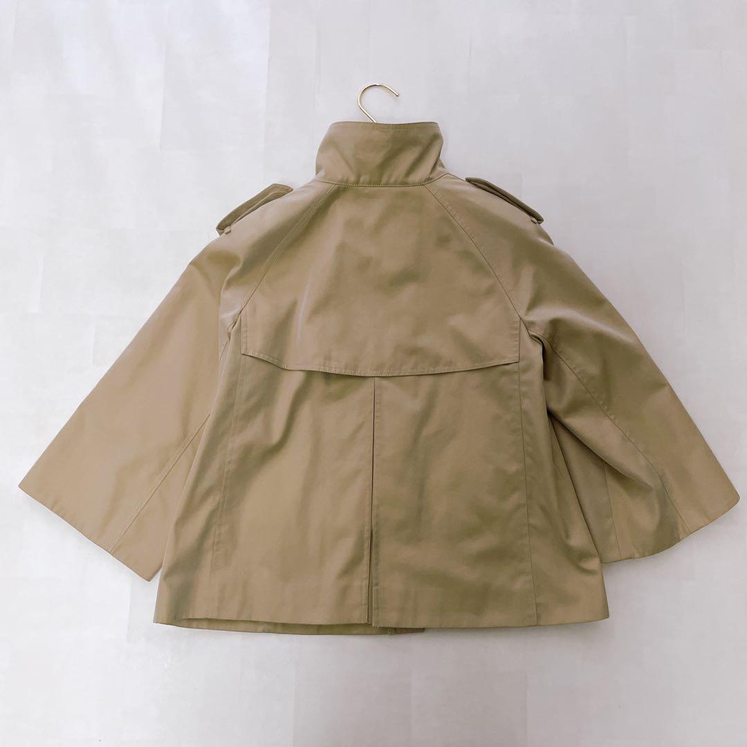 美品✨バーバリーロンドン ショートトレンチコート ノバチェック ベージュ 38