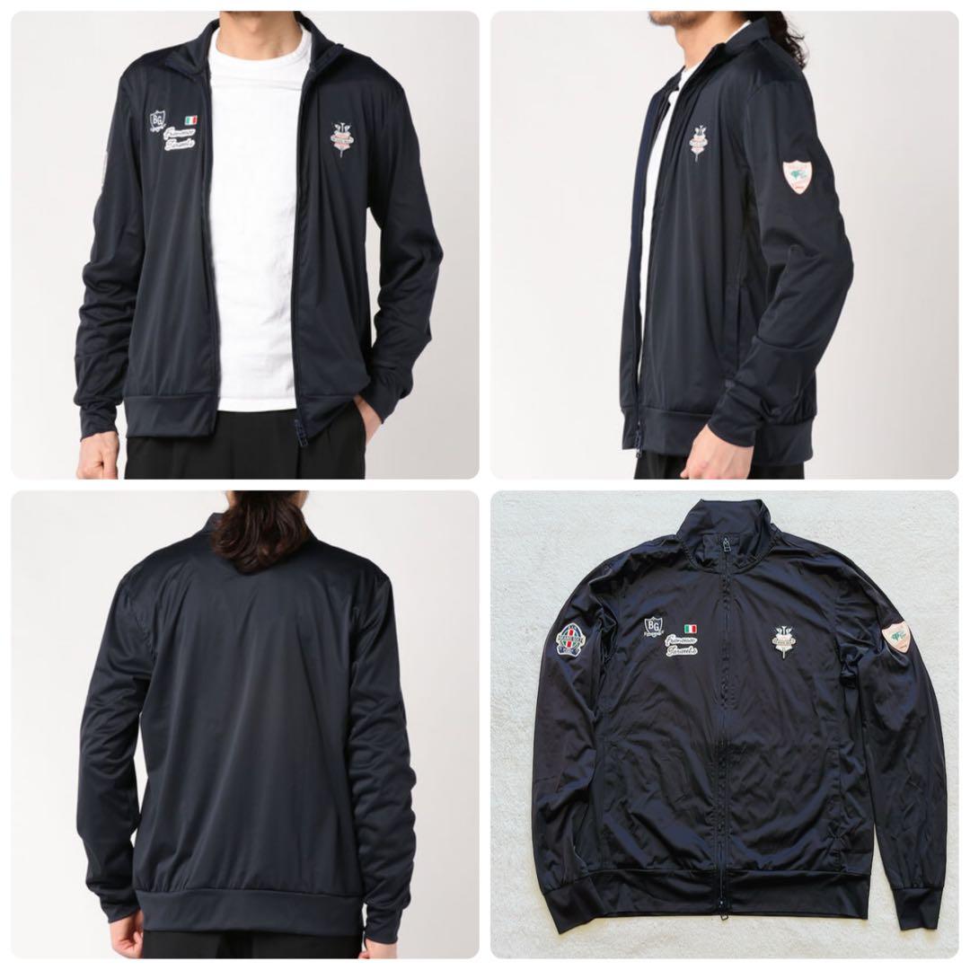 美品　ビームスゴルフ　ジャケット　ジップ　タラッティ　ストレッチ　エアシャット