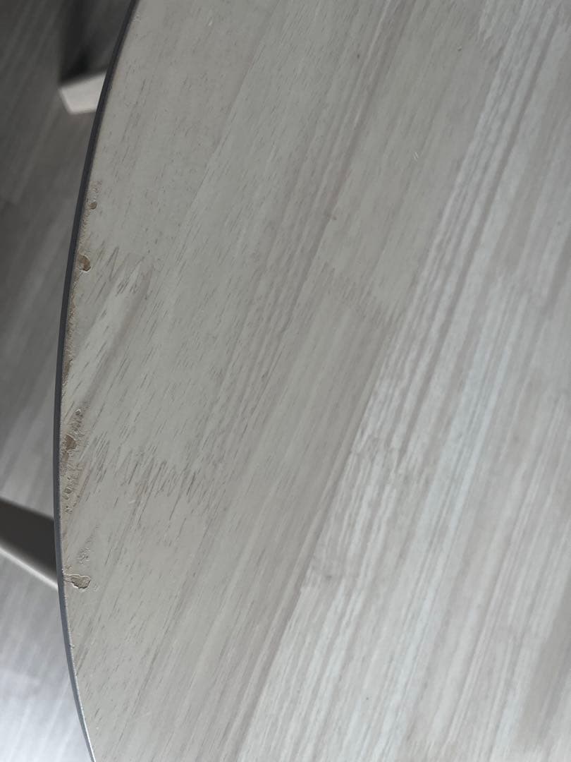 ロウヤ　円形　木製ダイニングテーブル　イス2つセット　Lowya