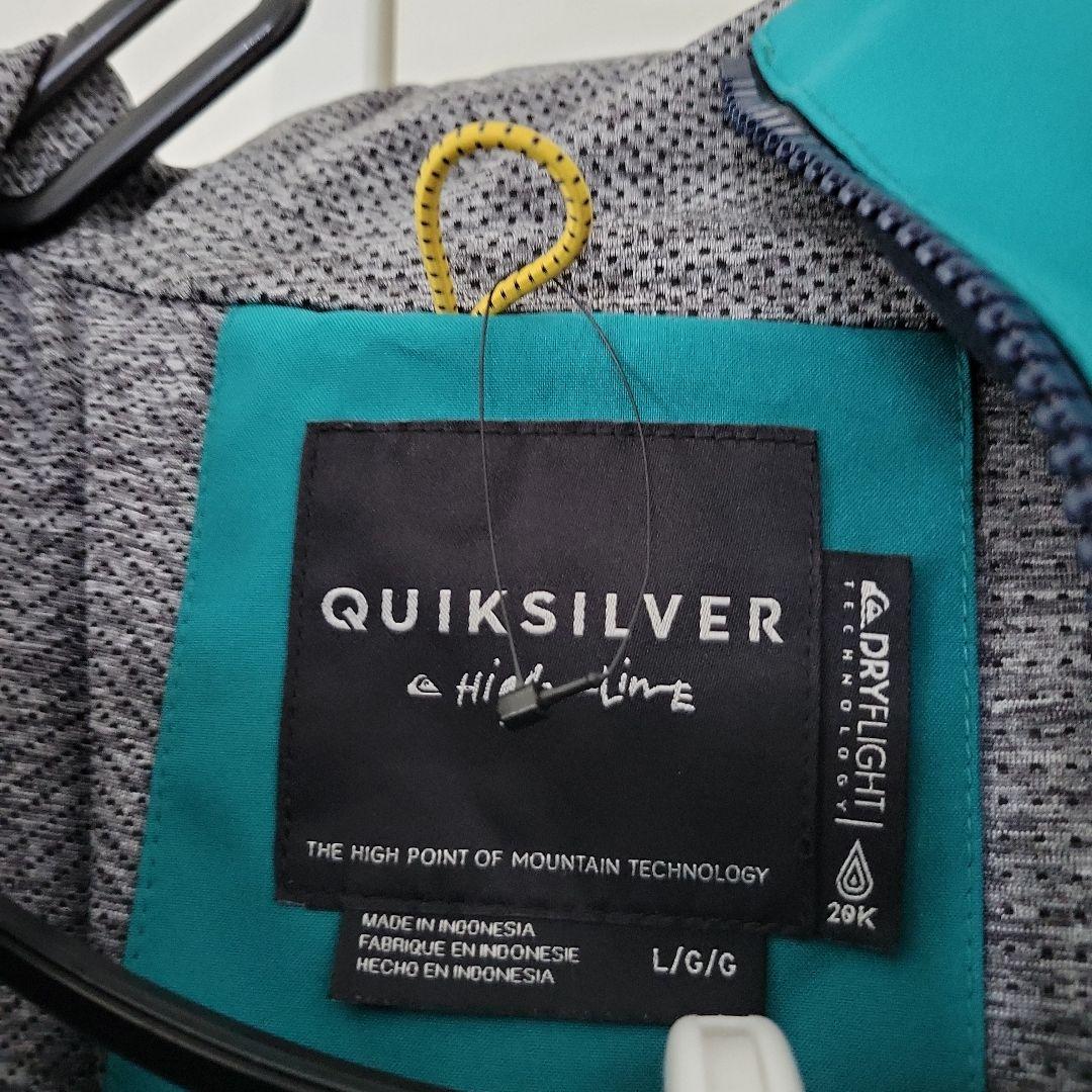 週末値引き❗Quiksilver スノーボードウェア L　上下　スキー