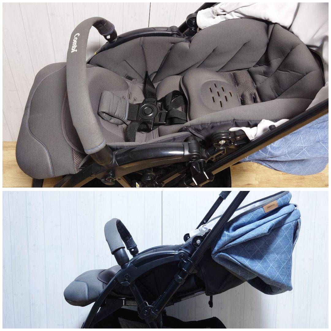 ✩美品✩ Combi クロスゴー 4キャス エッグショック ベビーカー ブルー