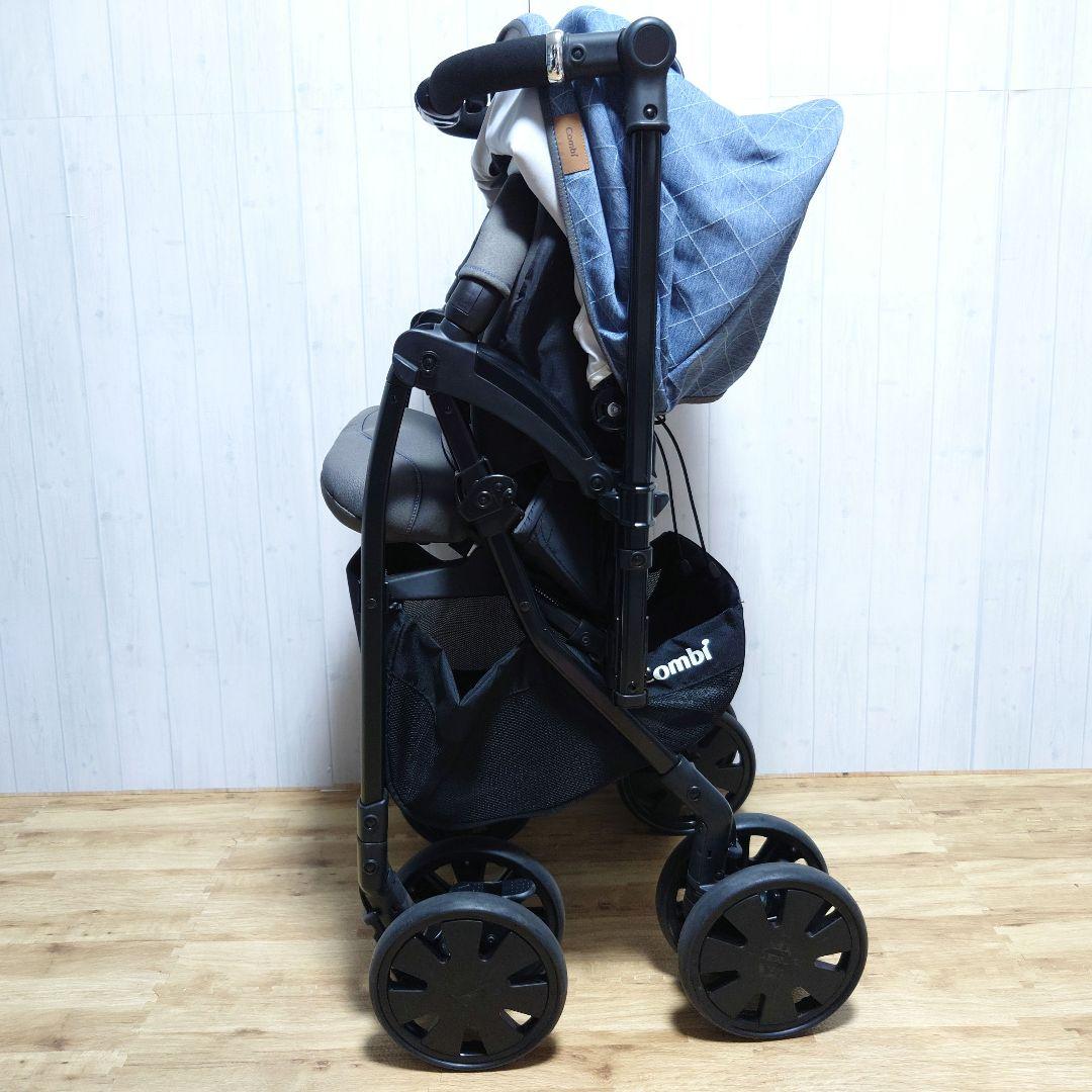 ✩美品✩ Combi クロスゴー 4キャス エッグショック ベビーカー ブルー