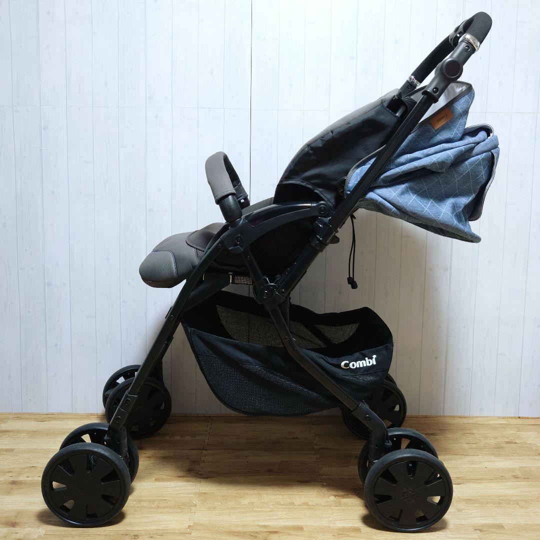 ✩美品✩ Combi クロスゴー 4キャス エッグショック ベビーカー ブルー