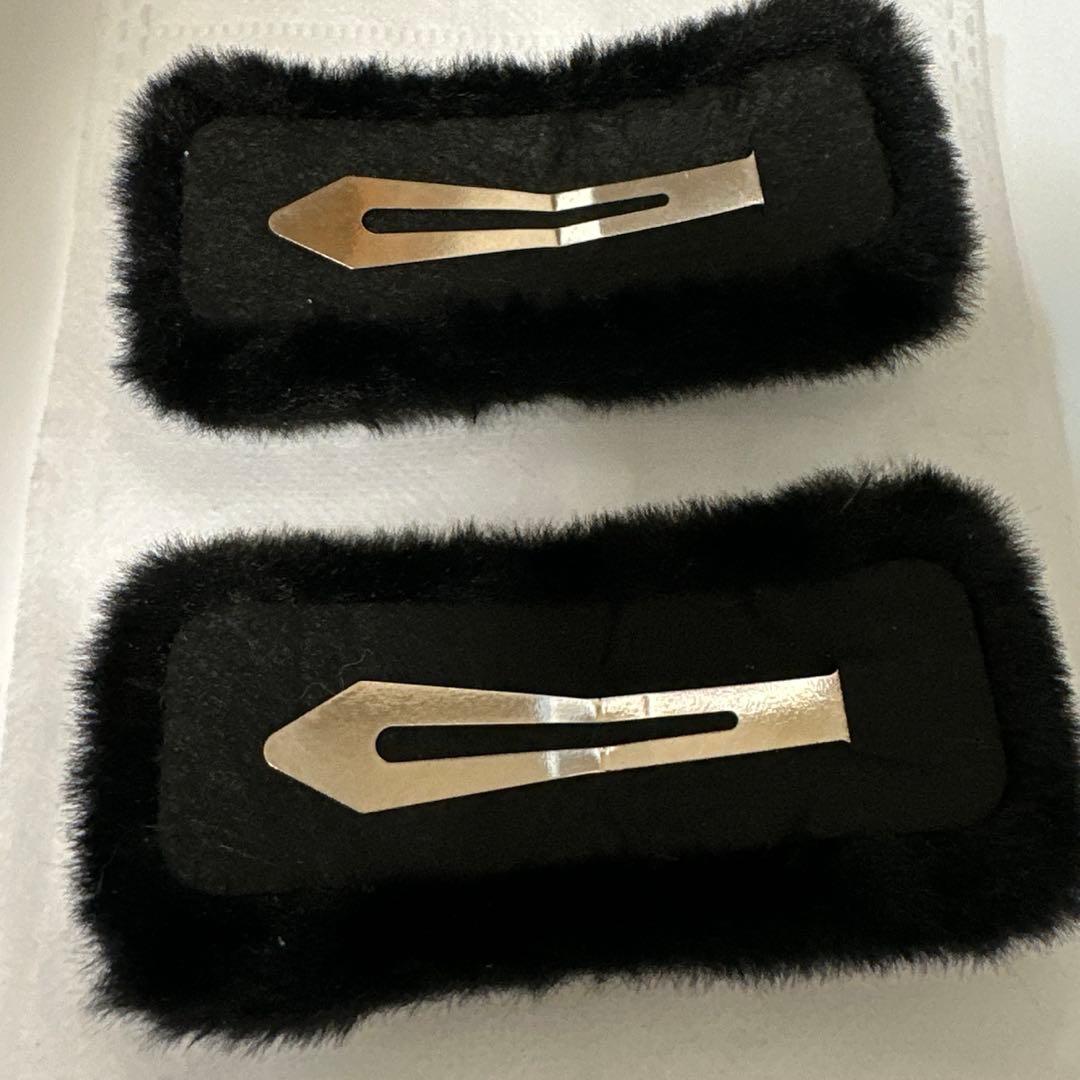 dimmoire ファーメタルヘアピンBLACK