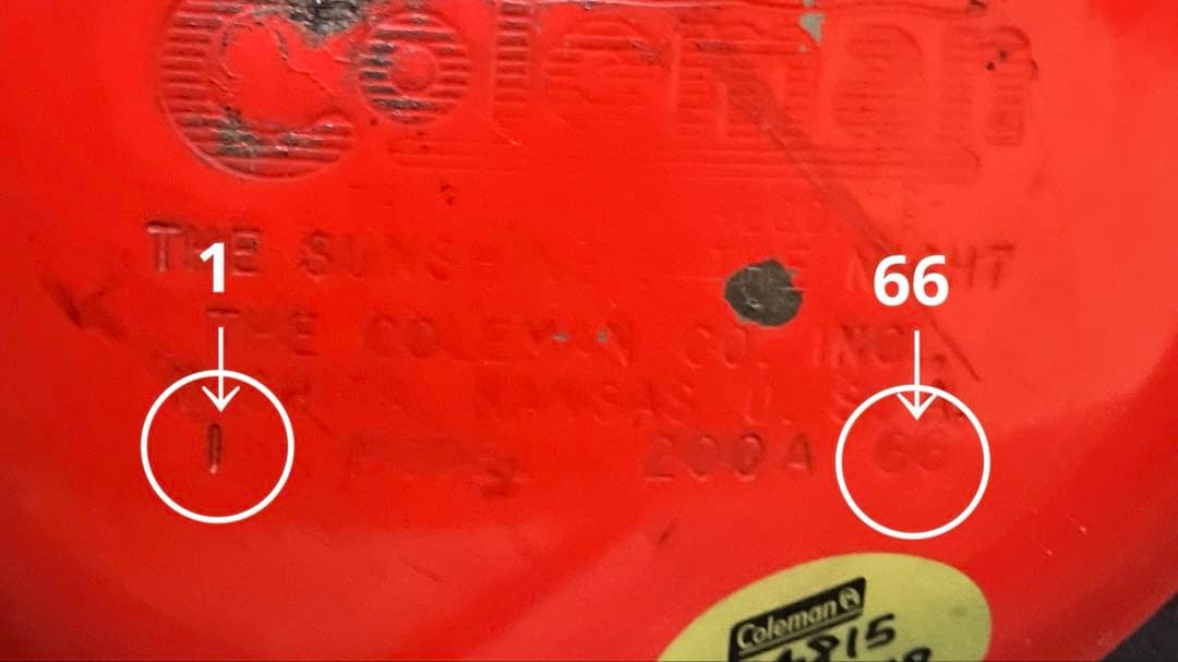 コールマン200A (パテペン) 1966年 1月製　ケース付