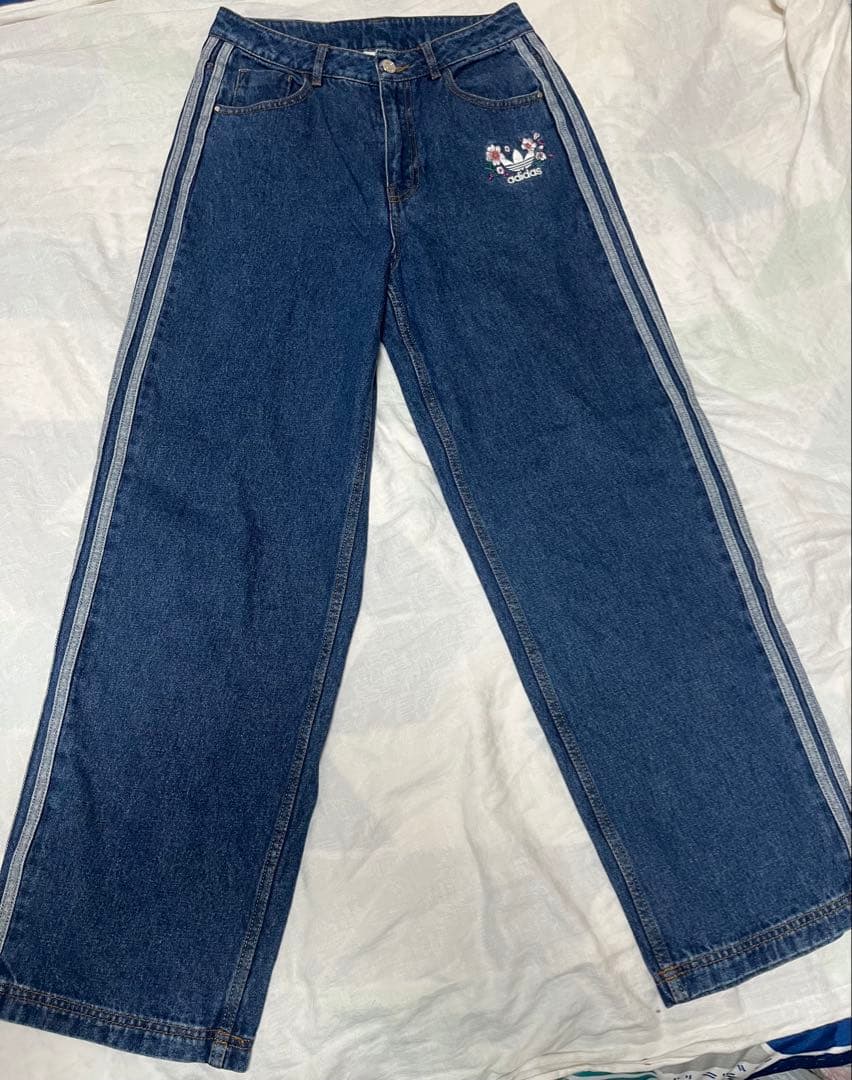 adidas originals トラックデニム Lサイズ