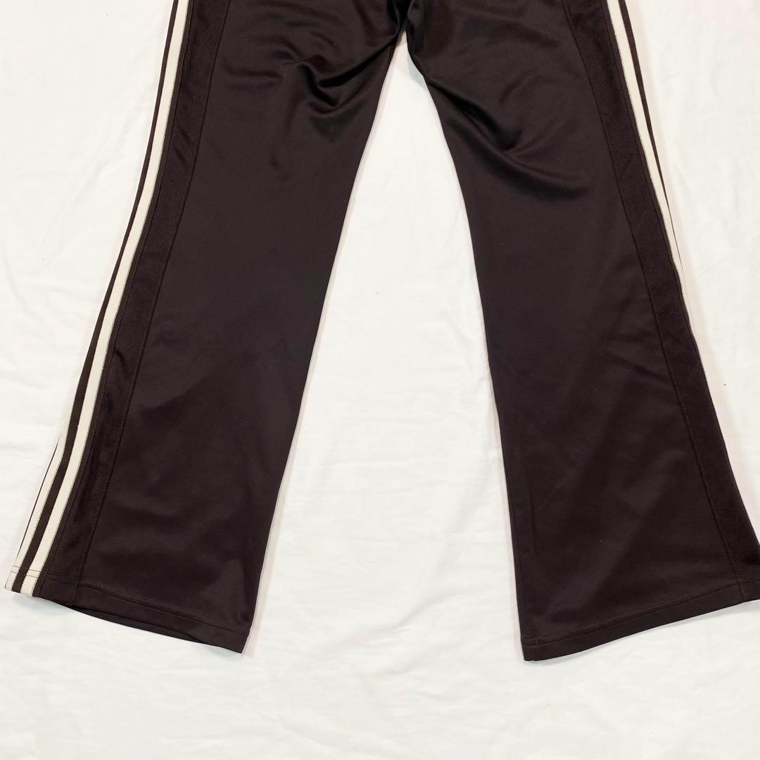 00s adidas ジャージ ブラウン 上下 セットアップ フレアパンツ 刺繍