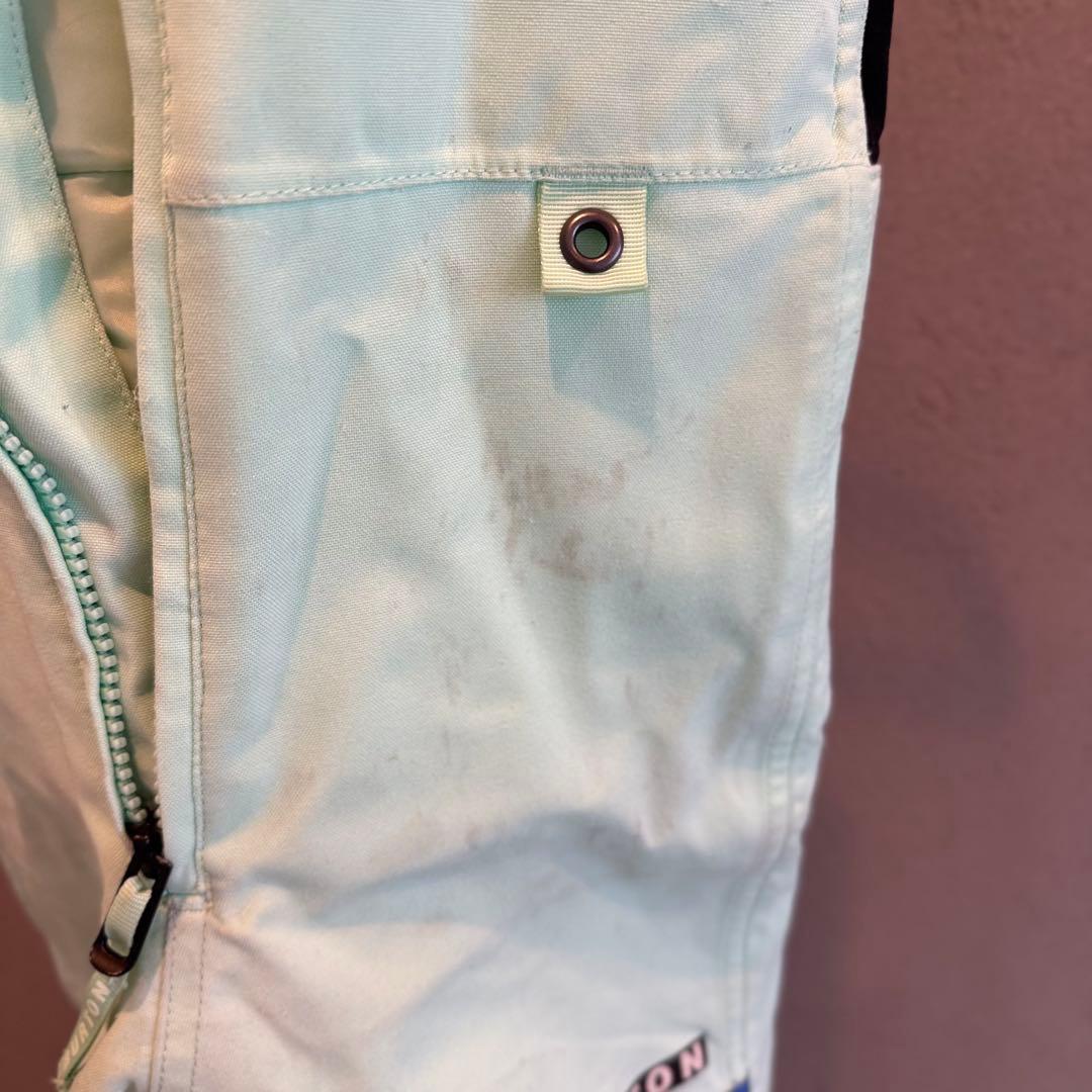 BURTON 子ども用スキーウェア ホワイトレオパード