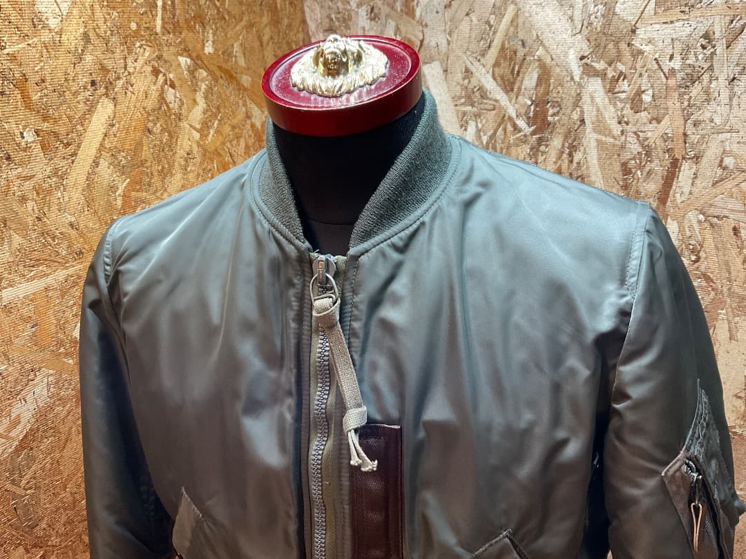 美品 THE FEW MA-1 フライトジャケット CROWNジッパー S