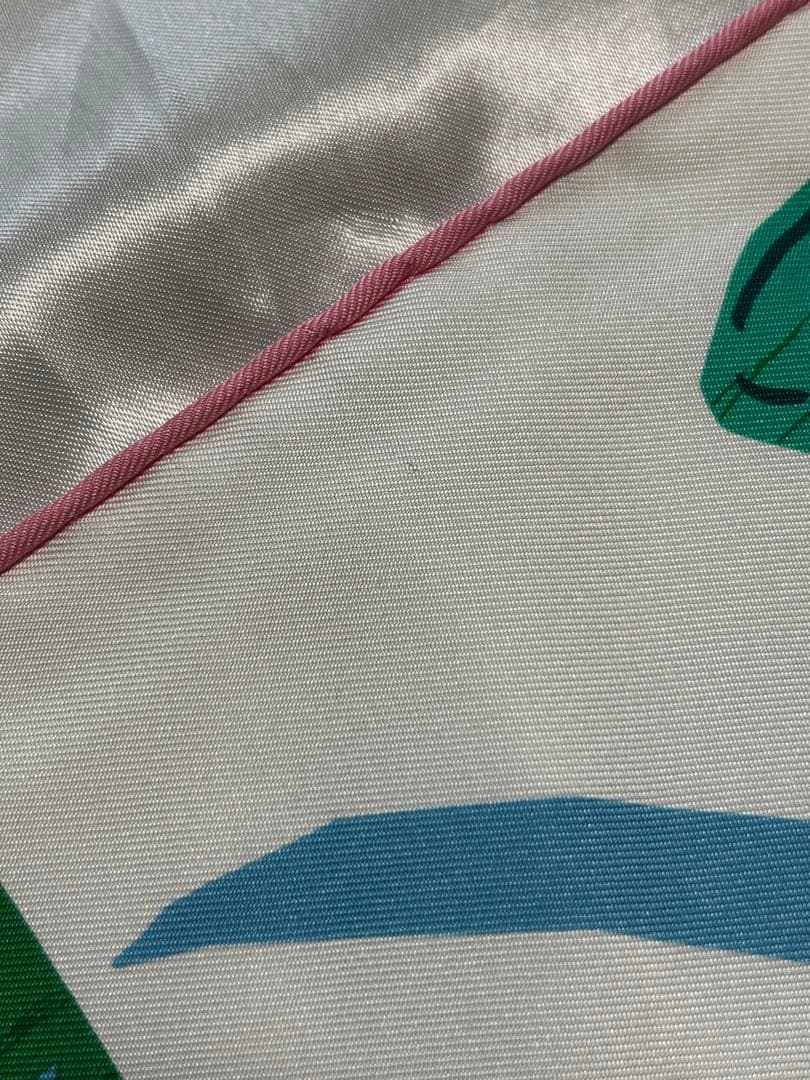 HERMES カレ90 おしゃべりな鳥たちの家 シルクスカーフ 大判