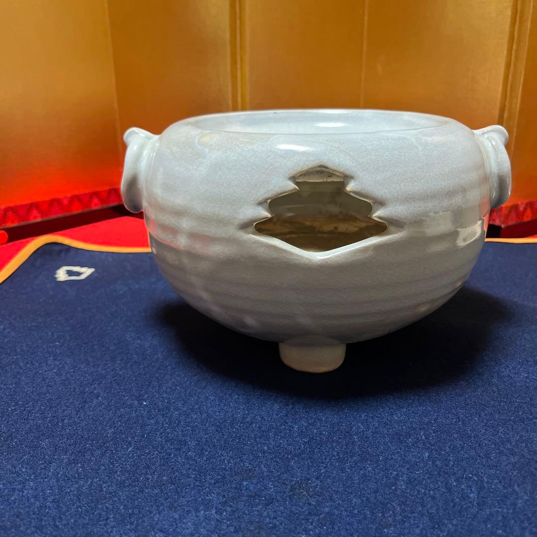 日本礼道小笠原流煎茶道具　瓶掛　三階菱