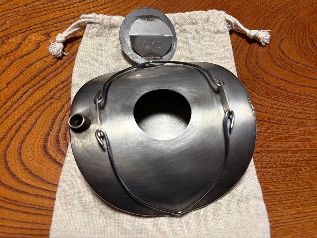 タートルケトル IRONSHOP 1回のみ使用・美品／袋に少し傷みあり