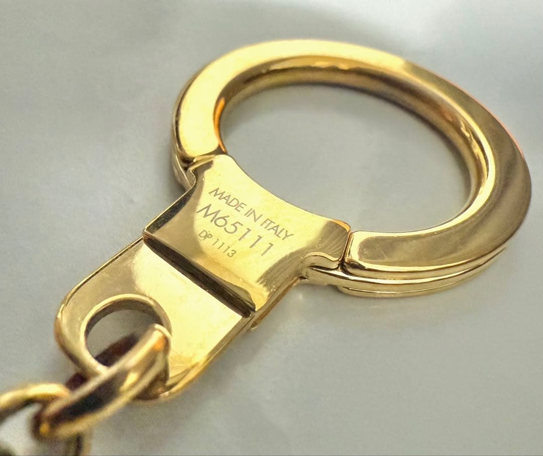 美品✨ louis vuittonバックチャーム キーホルダー チェーン