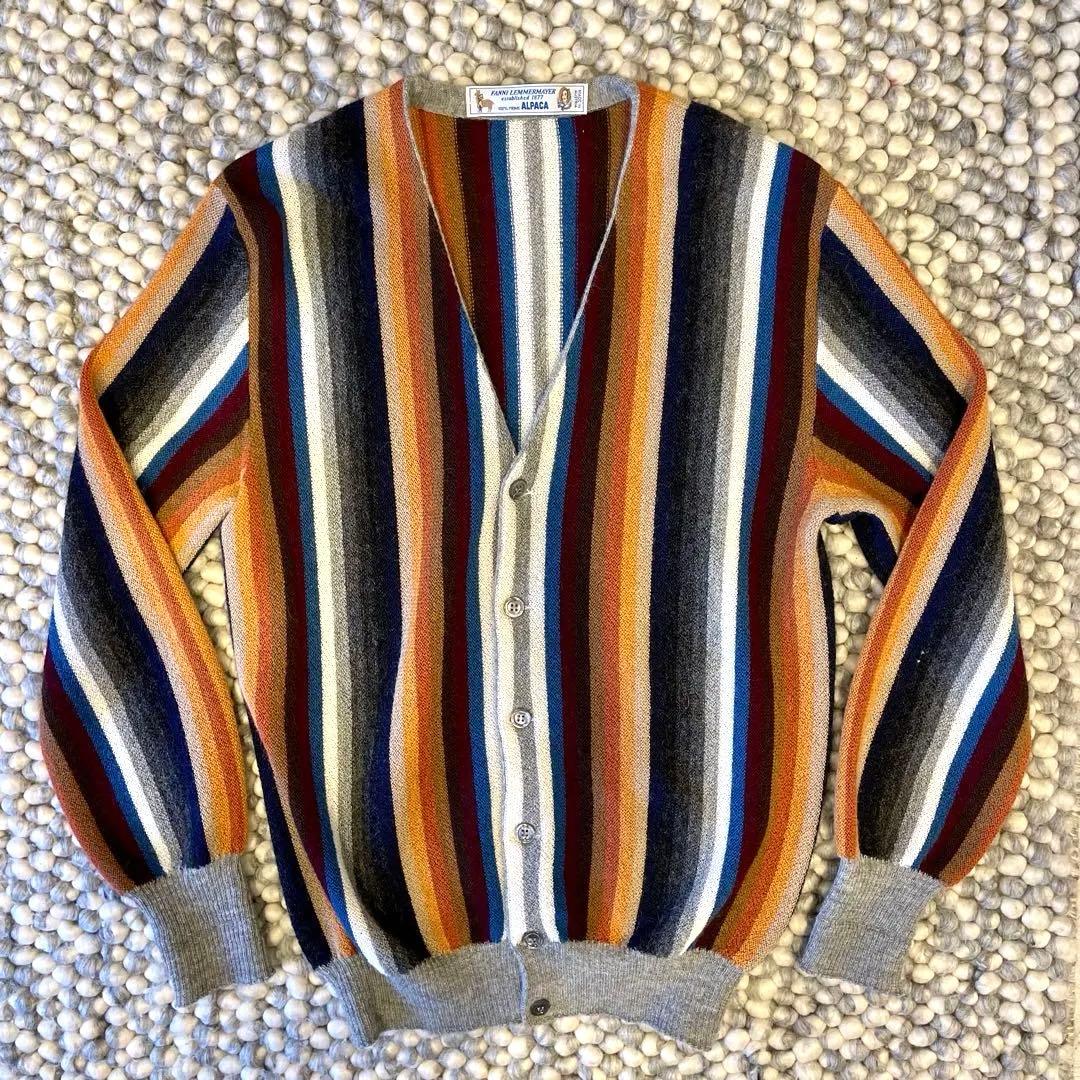 ALPACA STRIPE CARDIGAN ファニ レマメイヤー