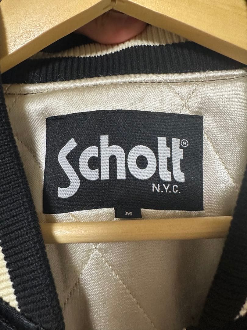 てる 【Schott 】スカジャン オリエンタルワールドツアー