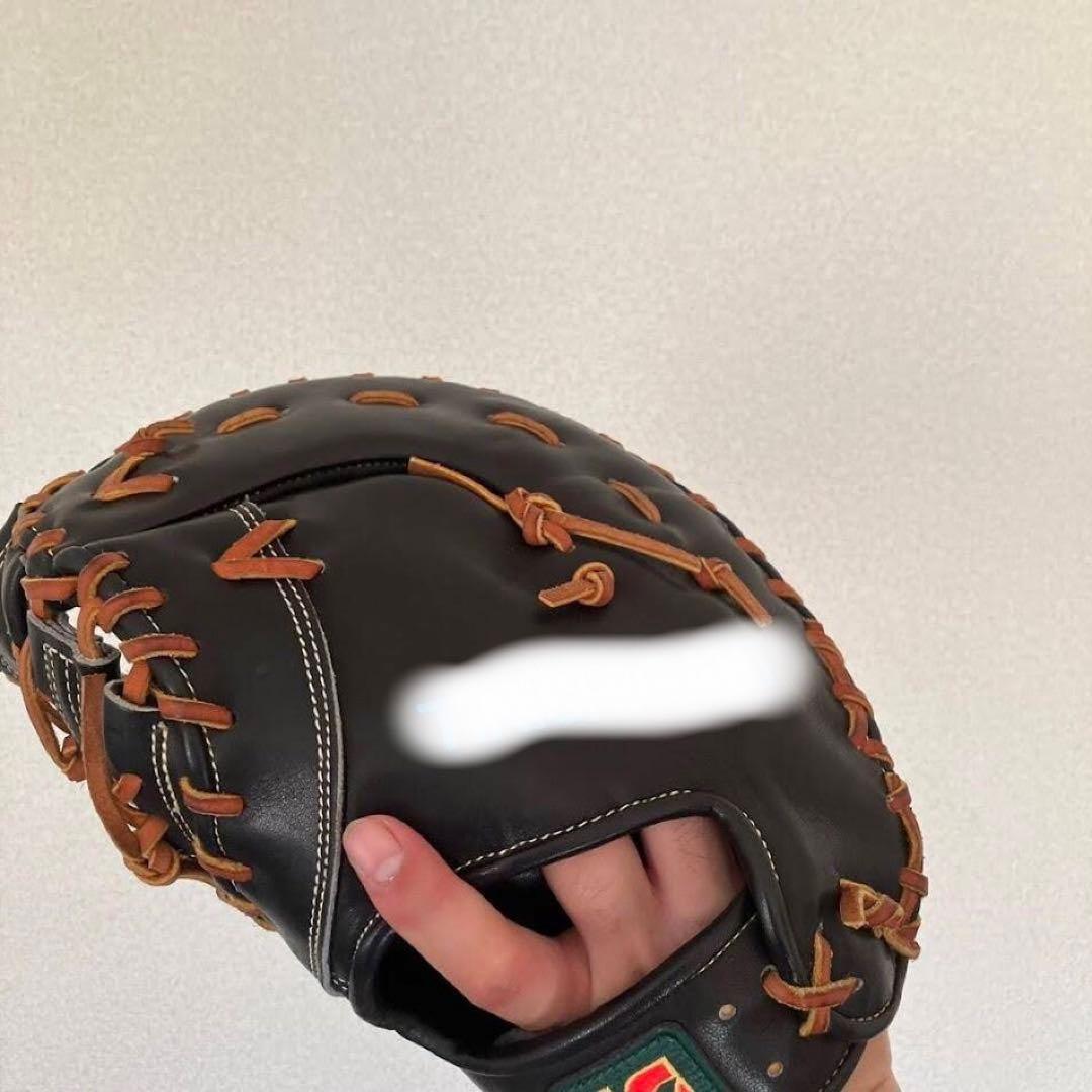 赤ビュー　軟式　ファーストミット　ミズノ　ビューリーグ　オーダー　一般　大人用
