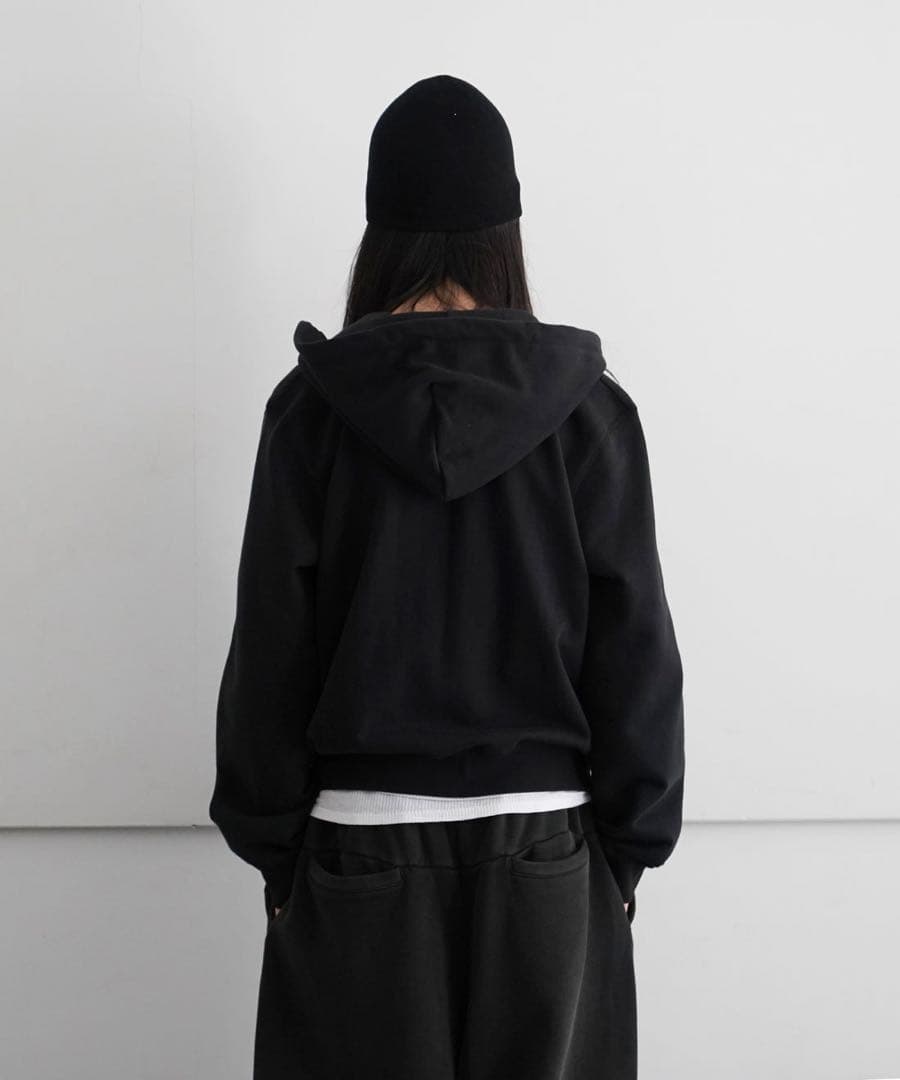 【美品】KAIKO Double zip parka BLACK サイズ3