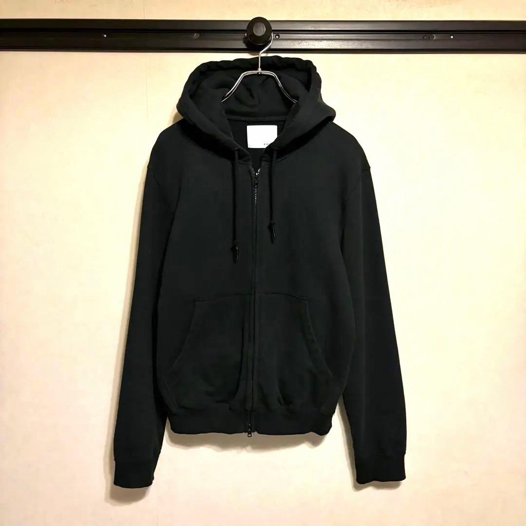 【美品】KAIKO Double zip parka BLACK サイズ3