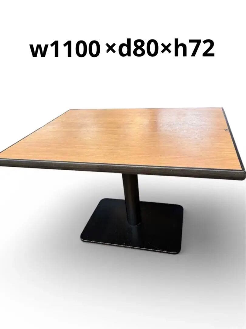 店舗　テーブル　w110×d80×h72 中古　在庫8台　岐阜県揖斐郡池田町