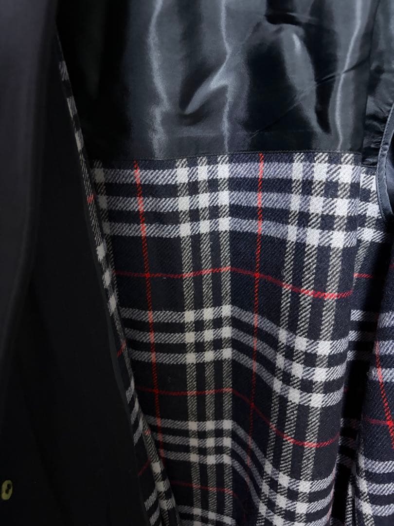burberrys 80s ステンカラーコート ウールギャバ