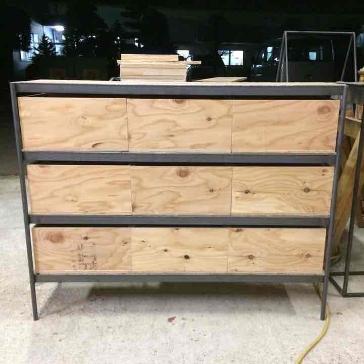 アイアン家具 オーダー受付　足場板