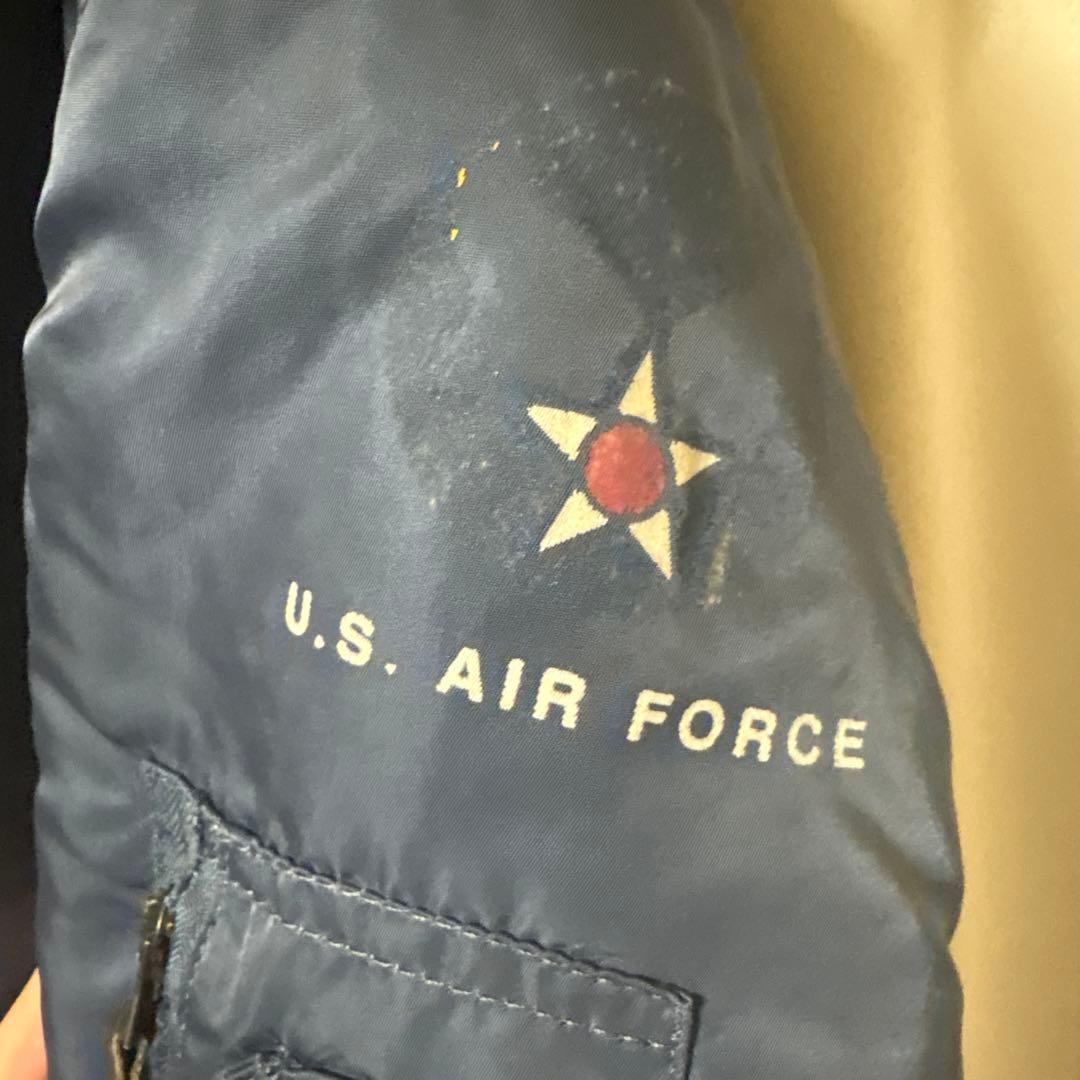 90s 50s復刻 ALPHA b-15c フライトジャケット 襟ボア MOD