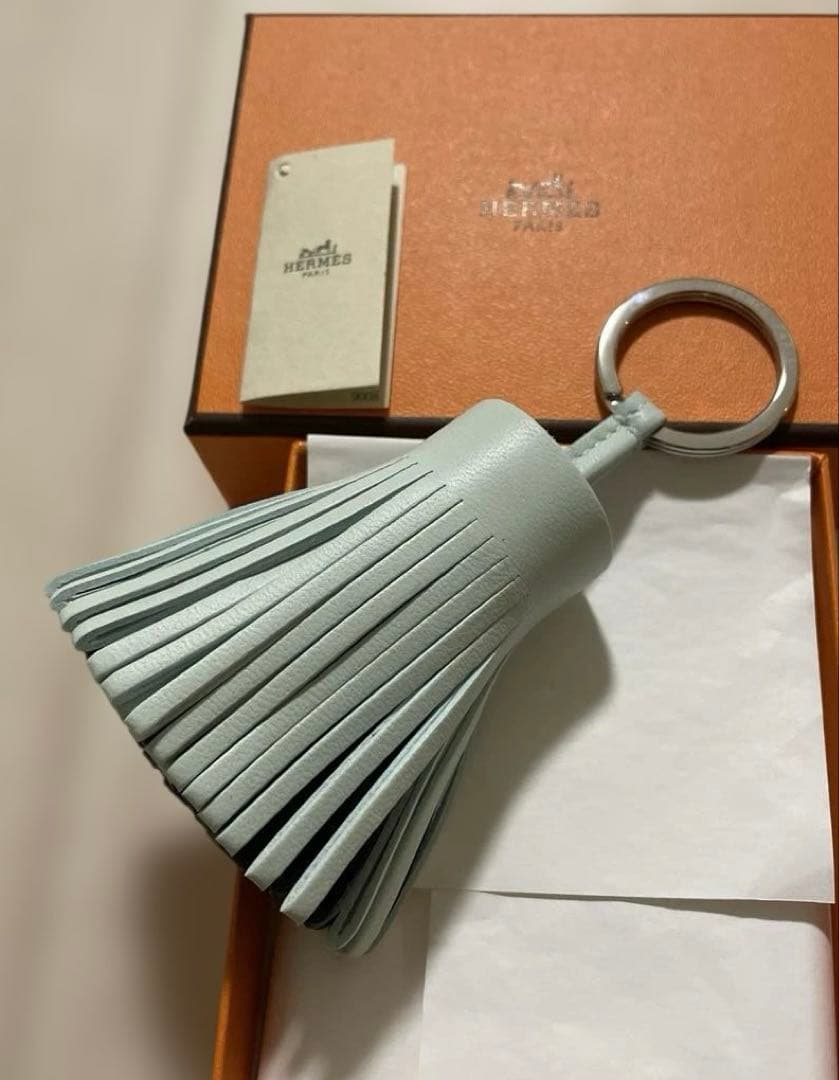 【新品未使用品】エルメス カルメン トリコロール　 ペパーミント　W刻印