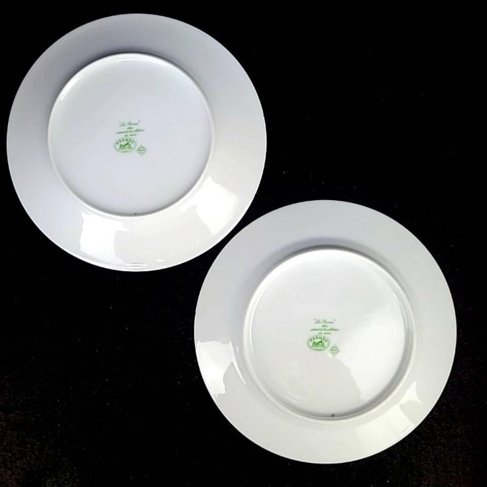 ＊未使用級＊エルメス　ピヴォワンヌ　プレート　2枚　ペア　箱つき　22cm　②