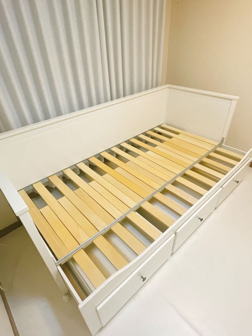 【お引取り】IKEA HEMNES ヘムネス デイベッドフレーム（引き出し×3）