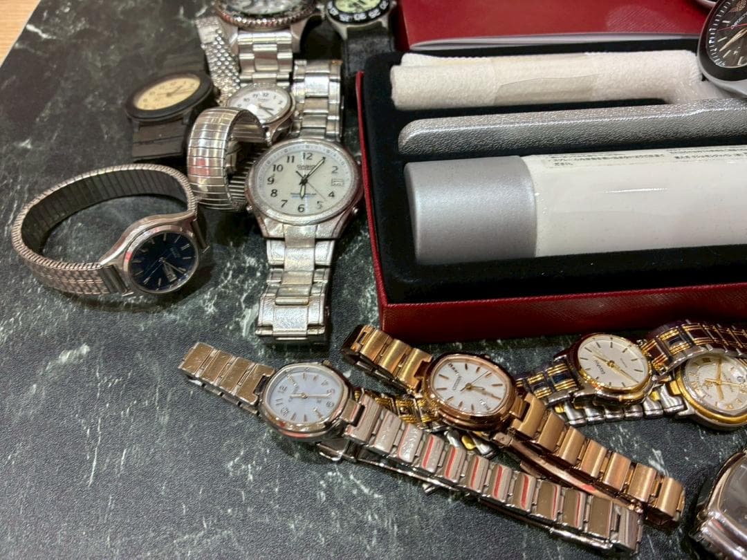 ♥cr136-524　時計24点・クリーニングキットまとめ売り