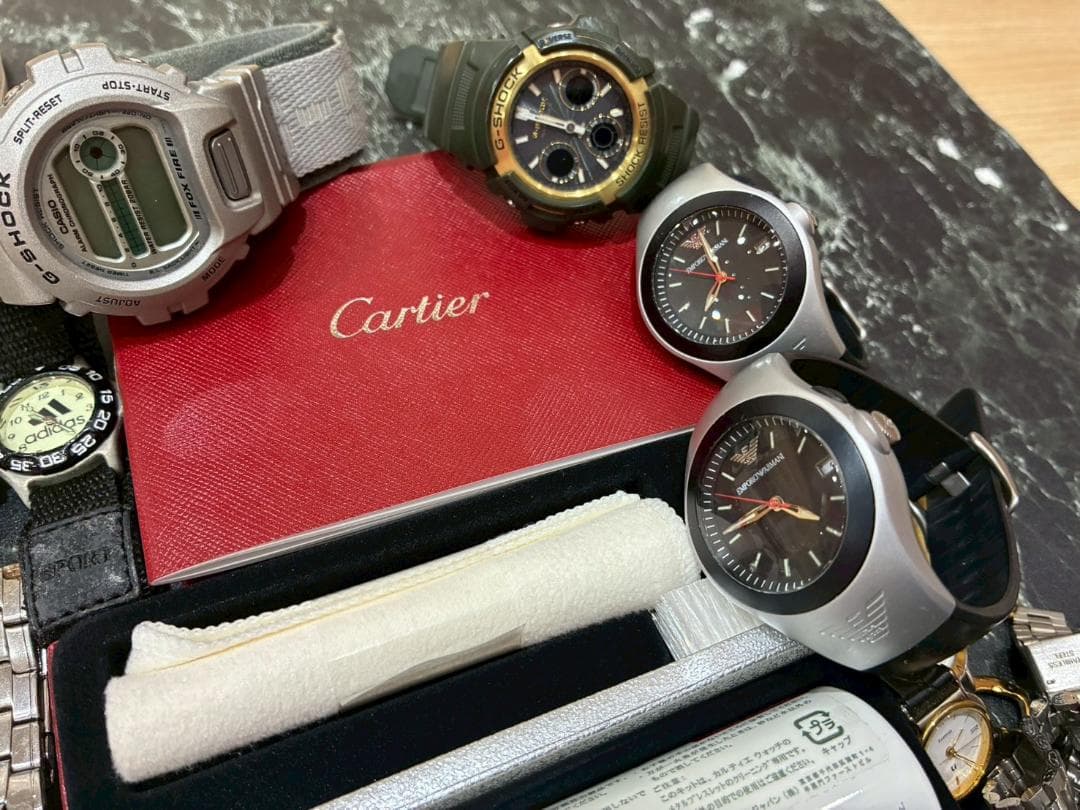 ♥cr136-524　時計24点・クリーニングキットまとめ売り