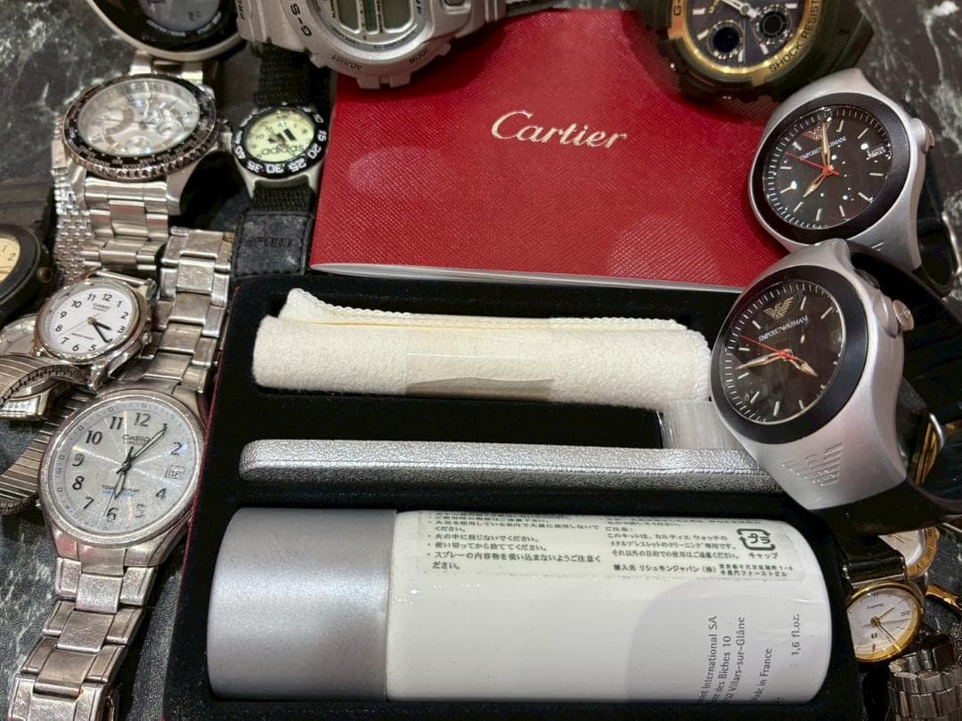 ♥cr136-524　時計24点・クリーニングキットまとめ売り